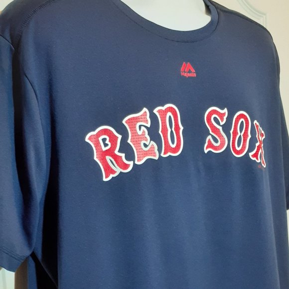 OFFICIAL MLB MAJESTIC BOSTON RED SOX TEE - Picture 3 of 7
